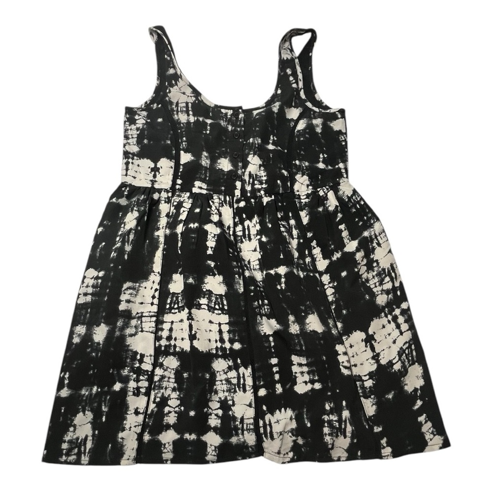 Volcom Black and White Sleeveless Maxi Sundress